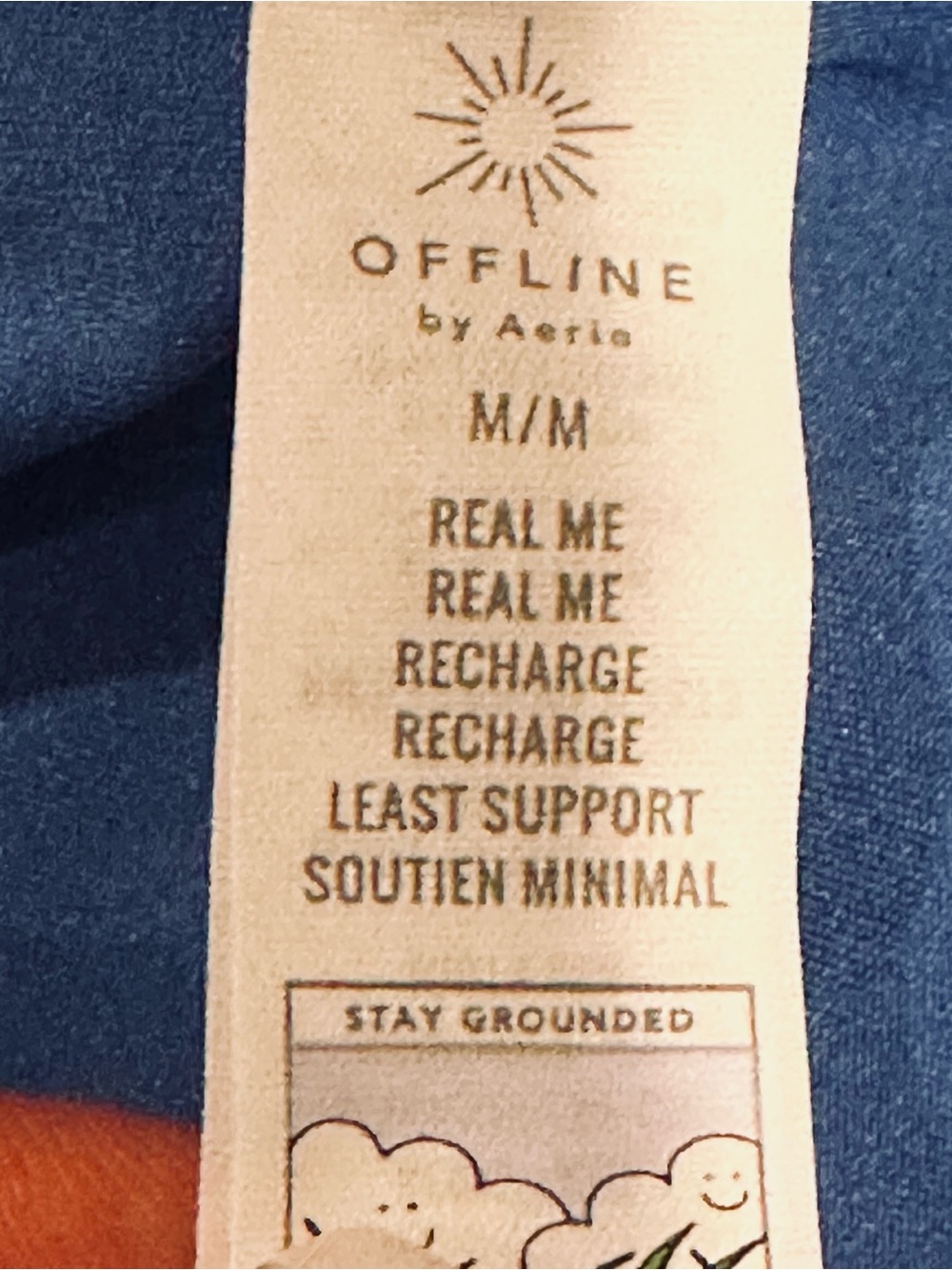 OFFLINE By Aerie Real Me Ruched Corset Sports Bra Women’s Size Medium - Picture 7 of 9